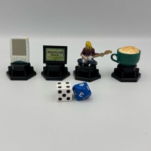 Trivial Pursuit 90s Time Capsule Replacement Tokens Dice Kurt Cobain Grunge